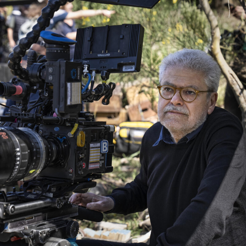 Il regista Roberto Andò sul set del film - Foto di Lia Pasqualino