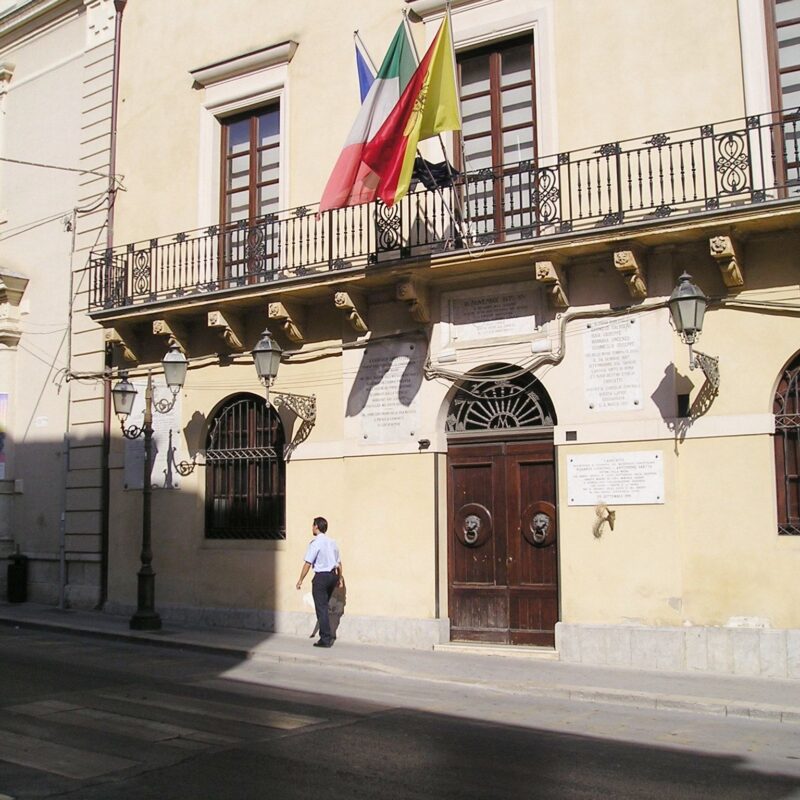 La sede del Comune di Canicattì