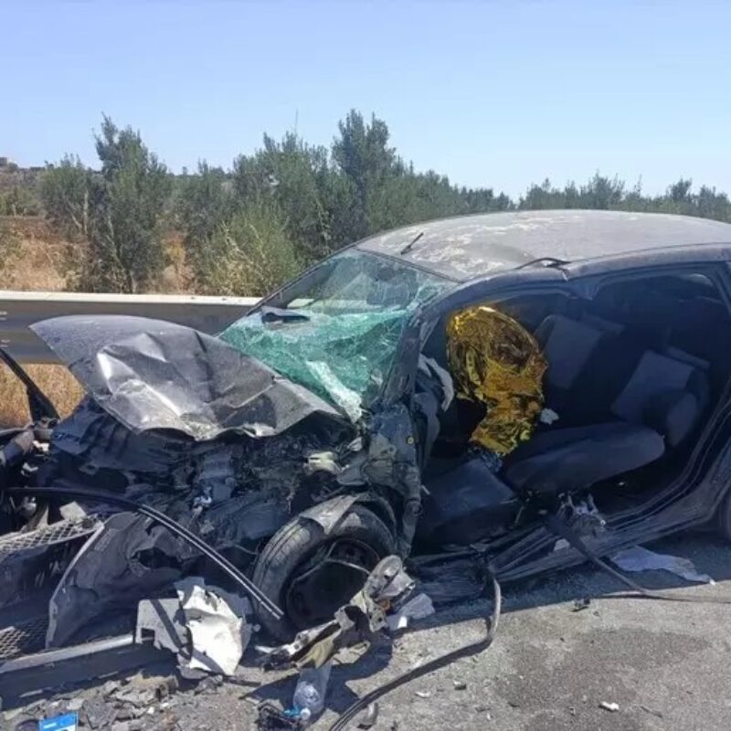 L'incidente con cinque feriti sulla statale 115, a Sciacca