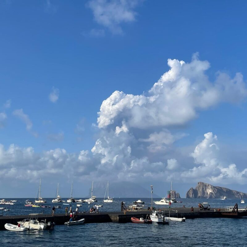 Stromboli vista da Panarea (foto Notiziarioeolie.it)