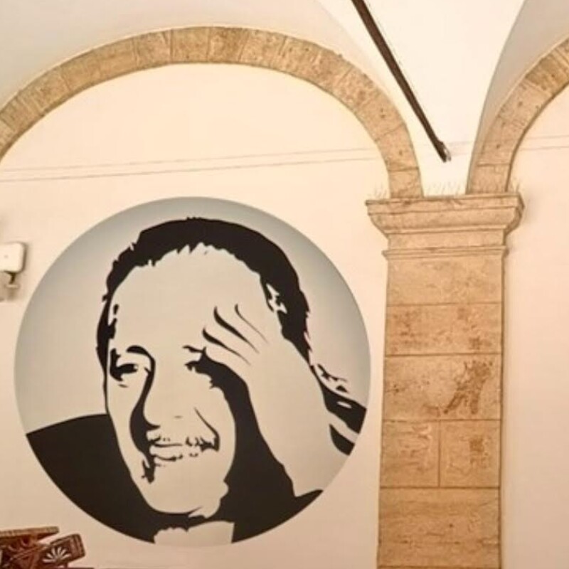 borsellino il volto proiettato a palazzo dei normanni