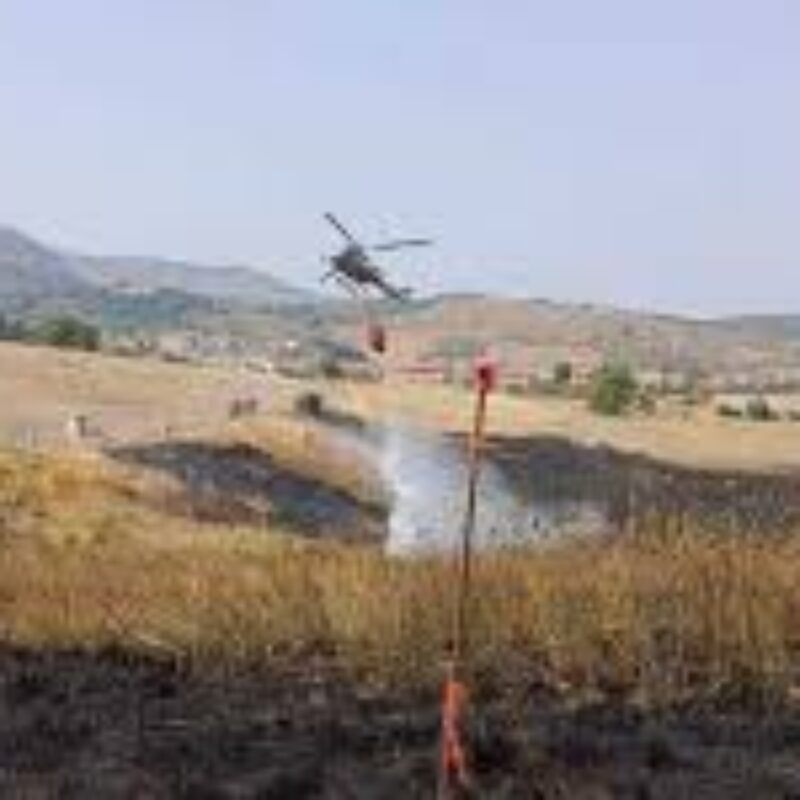 incendio piana degli albanesi