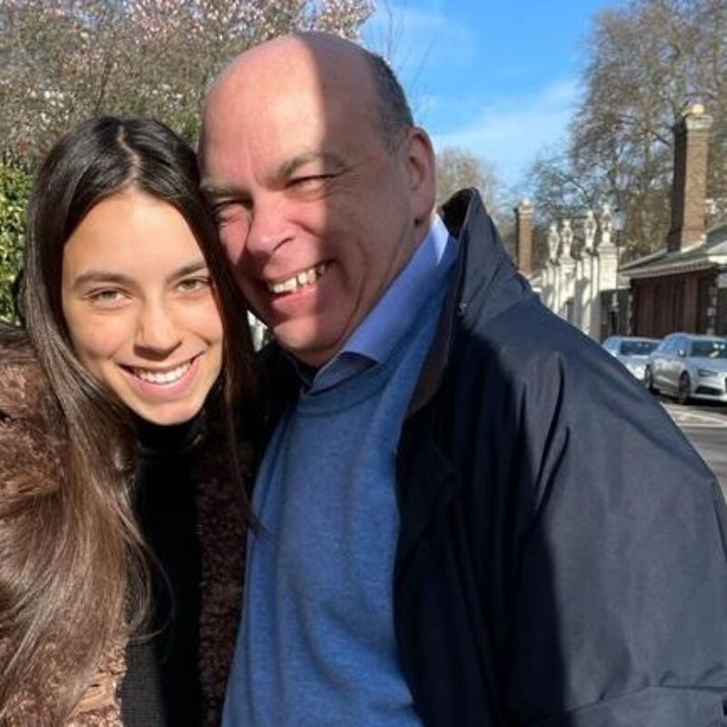 Mike Lynch con la figlia Hannah anche lei morta nel naufragio