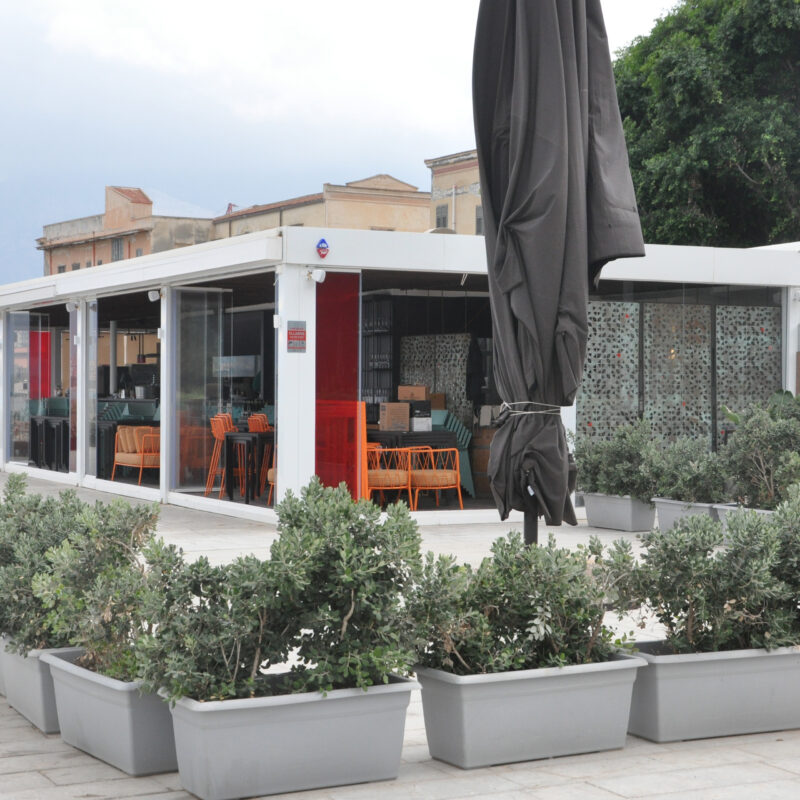 Palermo.Il ristorante Graziano Mare al Molo Trapezoidale.Ph.Alessandro Fucarini.