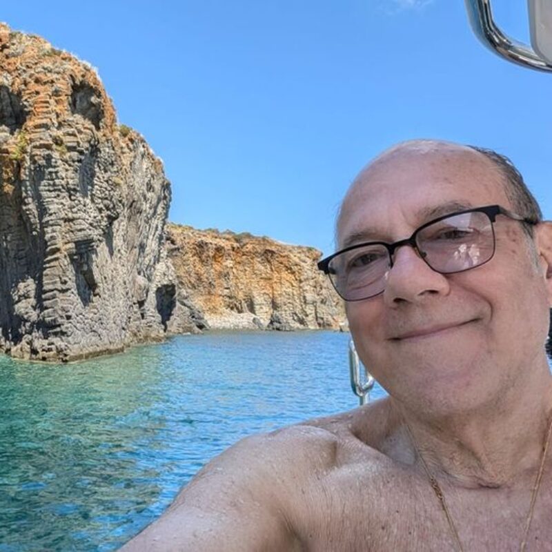 Carlo Verdone a Panarea