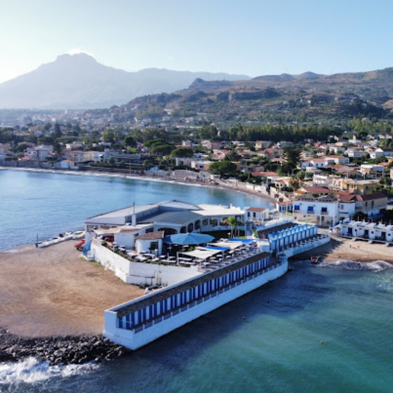 Panoramica del lido La Vetrana, a Trabia