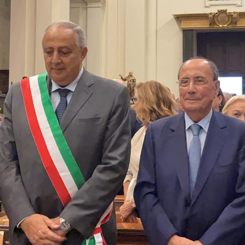 Lagalla si congratula con Schifani dopo l'elezione