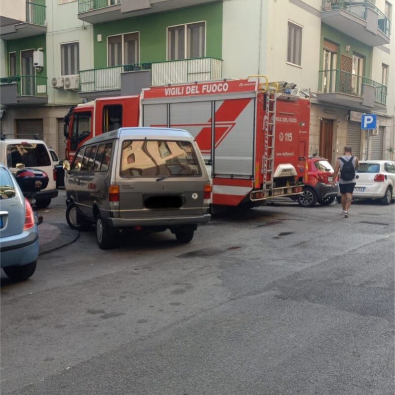 vigili del fuoco via Maggiore Toselli