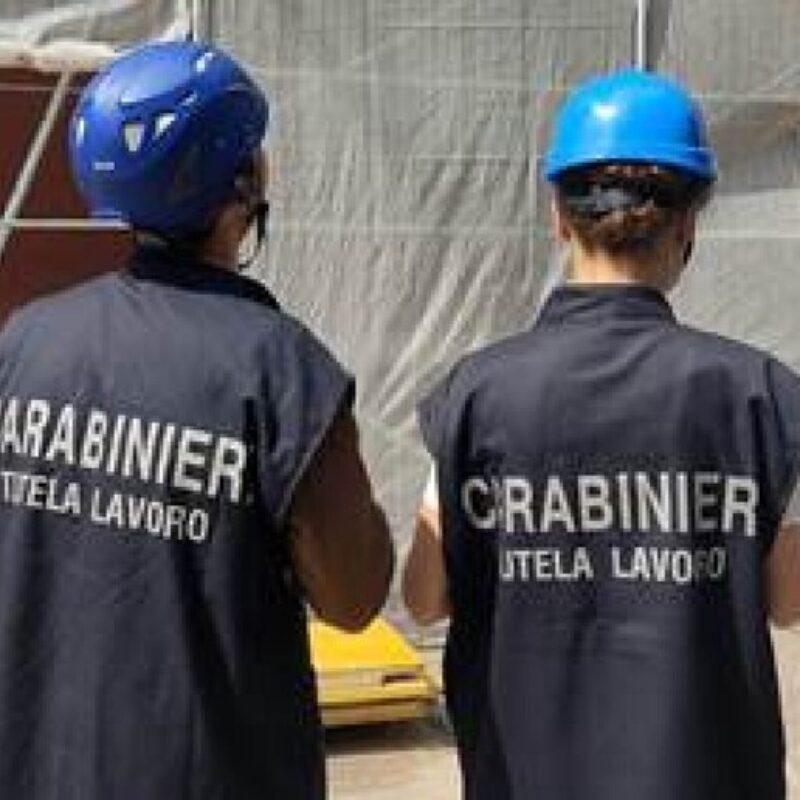 carabinieri controlli cantieri