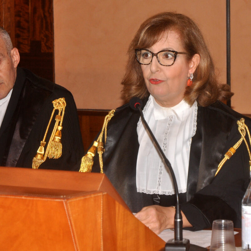 Il presidente Anna Luisa Carra