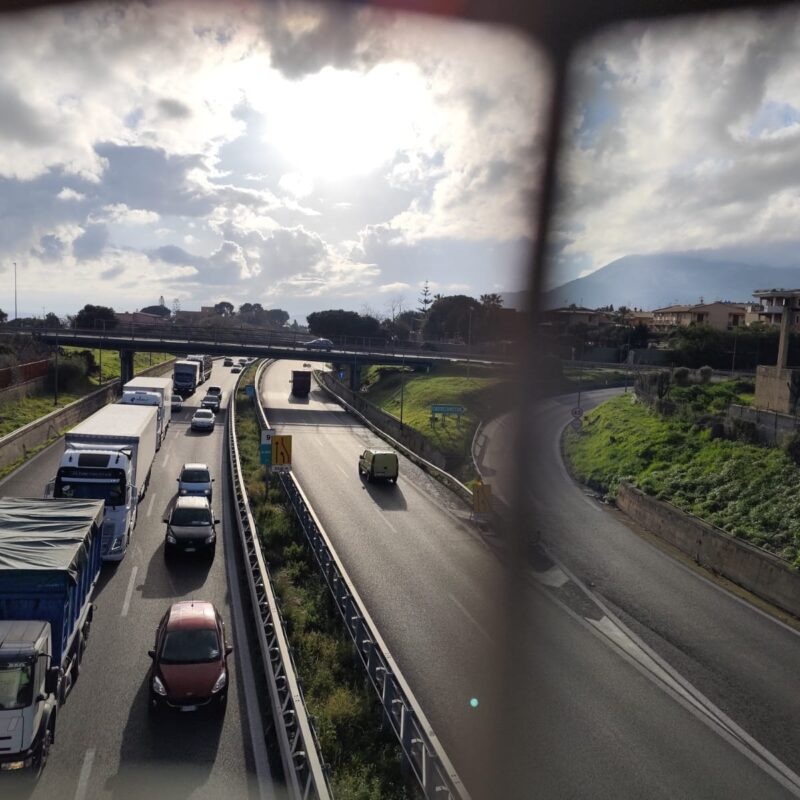 Lavori in autostrada, code chilometriche all'altezza di Bagheria