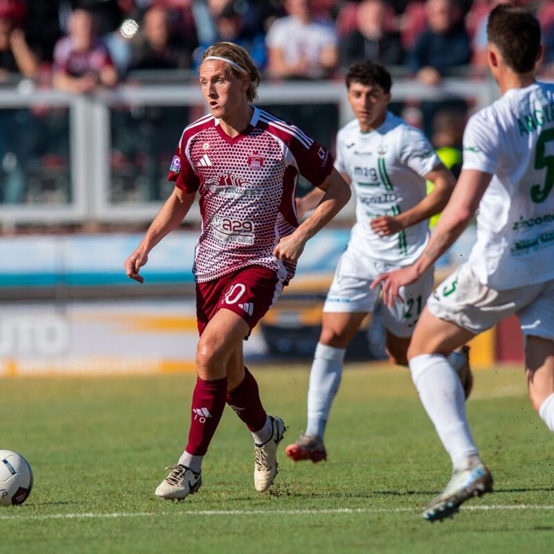 Segberg in azione (foto FC Trapani)