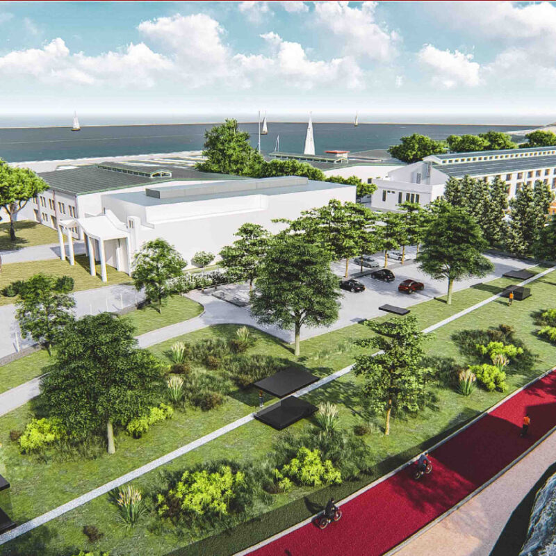 Il rendering del progetto per l'ex Roosvelt