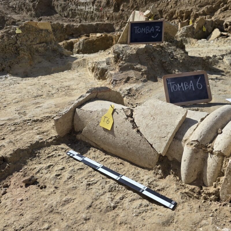 Le immagini delle sepolture emerse durante i lavori a Gela