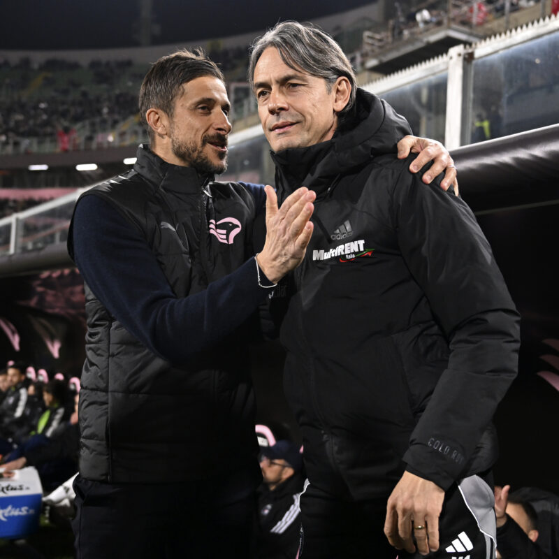 Pippo Inzaghi Palermo 31/01/2025: durante la partita di Serie B Palermo vs Pisa allo Stadio Renzo Barbera di Palermo(Foto Tullio Puglia)