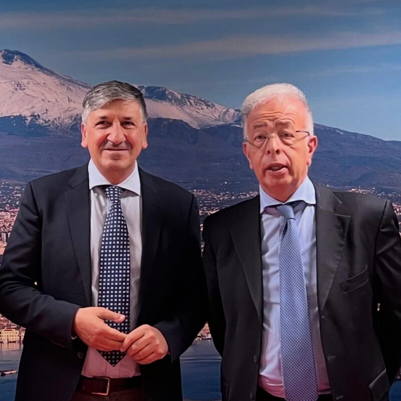 Da sinistra Savino Borraccino e Salvatore Giuffrida