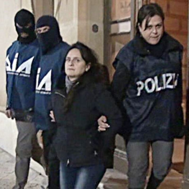 In una combo (Prima fila da sinistra): Francesco Messia Denaro, Matteo Messina Denaro; (Seconda fila da sinistra) Rosalia Messina Denaro, Anna Patrizia Messia Denaro. ANSA