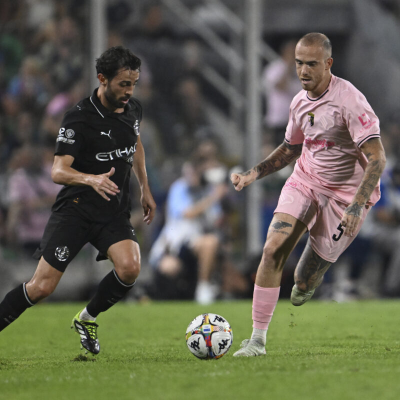 Palermo 09/08/2025: durante la partita amichevole Palermo vs Manchester City allo Stadio Renzo Barbera di Palermo(Foto Tullio Puglia)