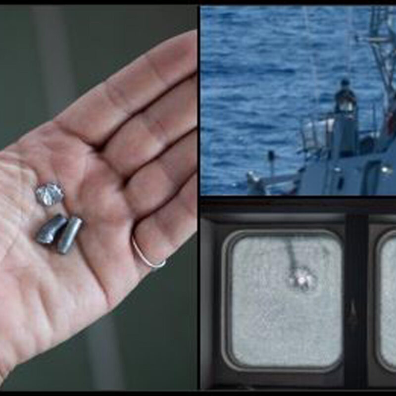 La combo postata su X da Sos Mediterranee Ita, con i colpi che la OceanViking denuncia di aver ricevuto oggi dalla Guardia Costiera libica in acque internazionali, 24 agosto 2025 X/ SOSMedItalia"Oggi la #OceanViking - si legge - è stata deliberatamente e violentemente attaccata in acque internazionali dalla Guardia Costiera libica che ha sparato centinaia di colpi contro la nostra nave. Gli 87 sopravvissuti e l'equipaggio stanno bene. Stiamo lavorando a ricostruire gli eventi". +++ ATTENZIONE: L'ANSA NON POSSIEDE I DIRITTI DI QUESTA FOTO CHE NON PUO' ESSERE PUBBLICATA SENZA L'AUTORIZZAZIONE DELLA FONTE DI ORIGINE CUI SI RINVIA +++ NPK +++