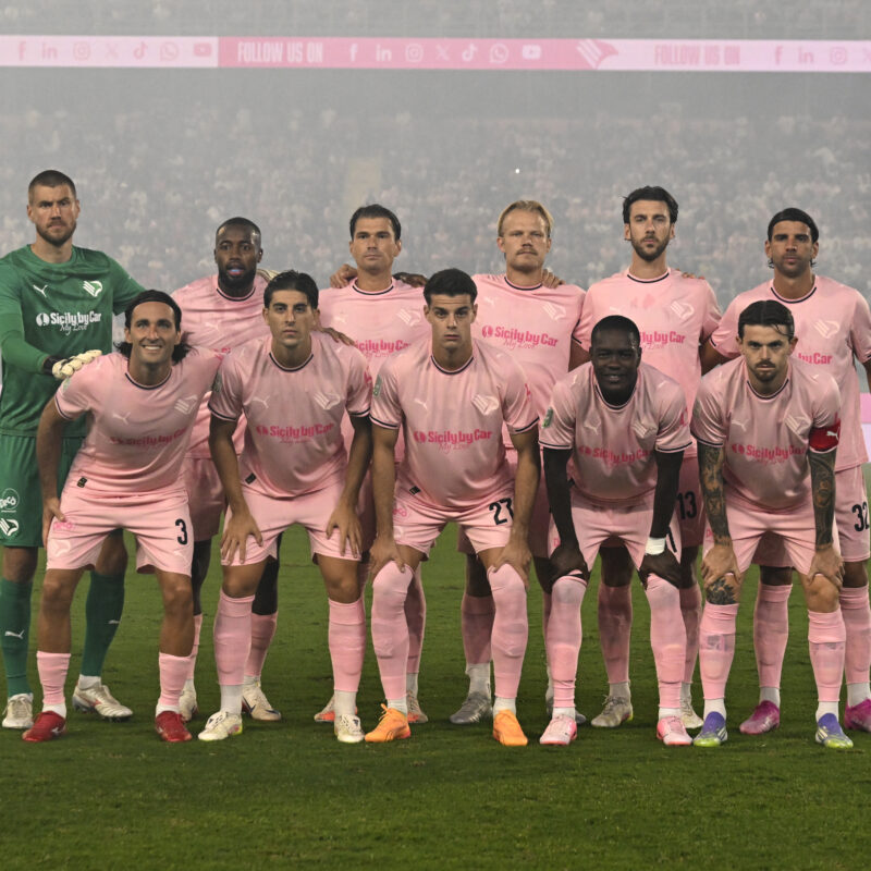 La formazione del Palermo (Foto Tullio Puglia)
