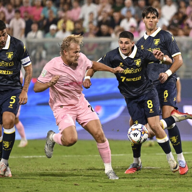 Pohjanpalo contro il Frosinone (foto Tullio Puglia)