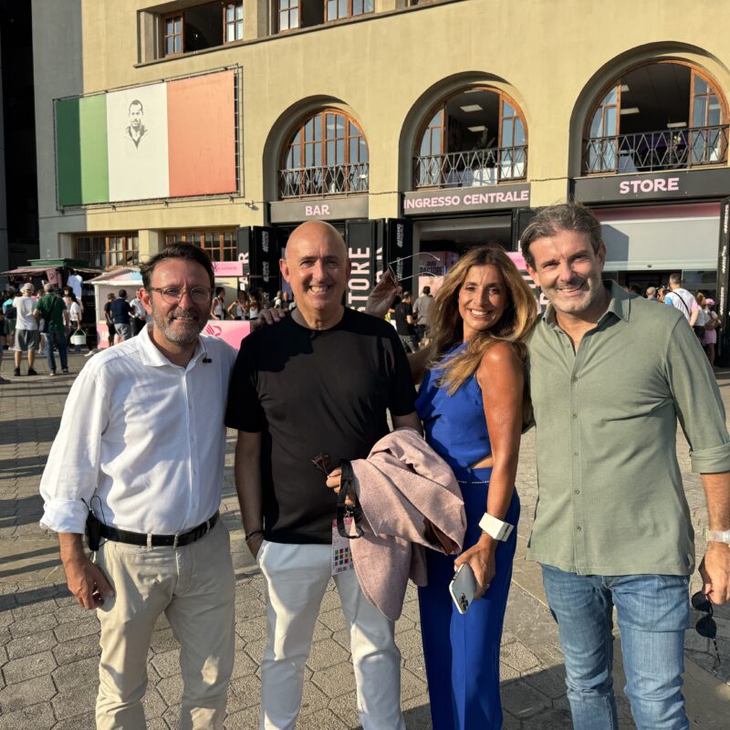 Da sinistra: Giovanni Di Marco, Sasà Salvaggio, Cinzia Gizzi e Davide Cammarata