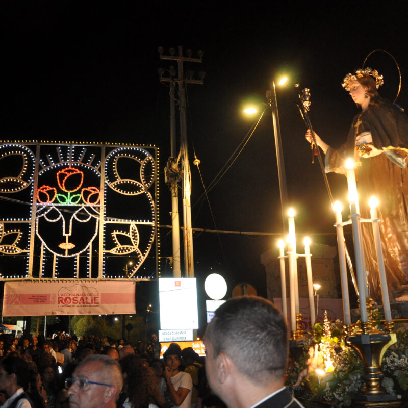 Palermo."L'Acchianata" per santa Rosalia a Monte Pellegrino. .Ph.Alessandro Fucarini.