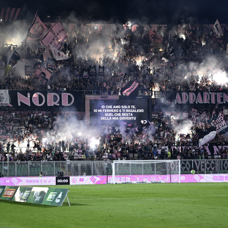 Palermo 30/08/2025: durante la partita di Serie B Palermo vs Frosinone allo Stadio Renzo Barbera di Palermo(Foto Tullio Puglia)