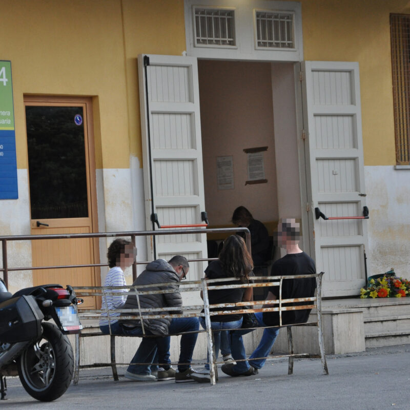 Palermo.La camera mortuaria dell'Ospedale Civico. .Ph.Alessandro Fucarini.