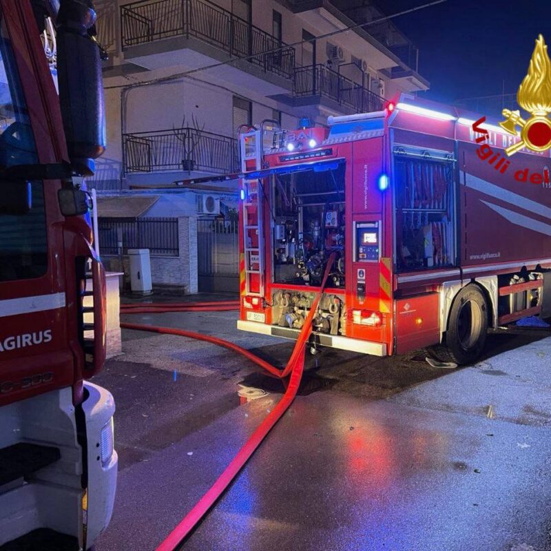 Fiamme e paura a Palermo, brucia un capanno a Villa Tasca