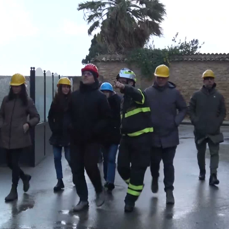 Niscemi, il video del sopralluogo dei pm