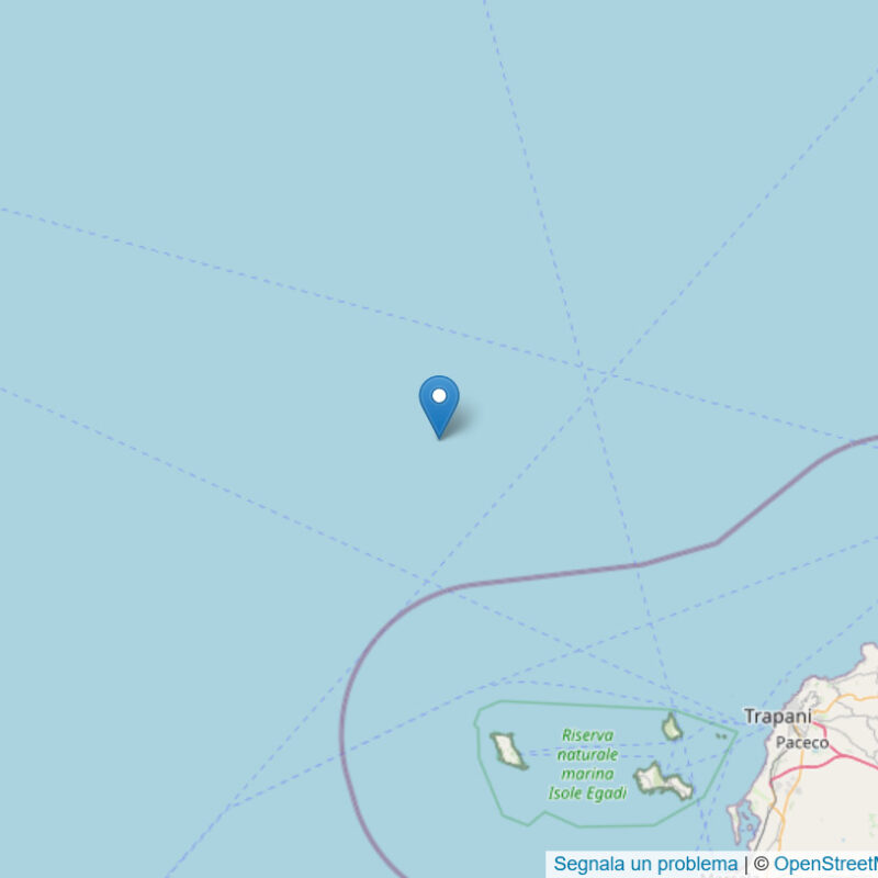Sciame sismico al largo di Trapani, una scossa anche alle Eolie