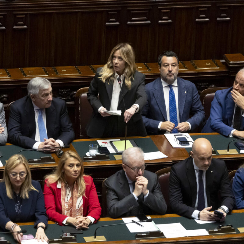 L'Aula della Camera dei deputati durante il voto sulla Legge di Bilancio 2026, Roma 30 dicembre 2025. ANSA/FABIO FRUSTACI