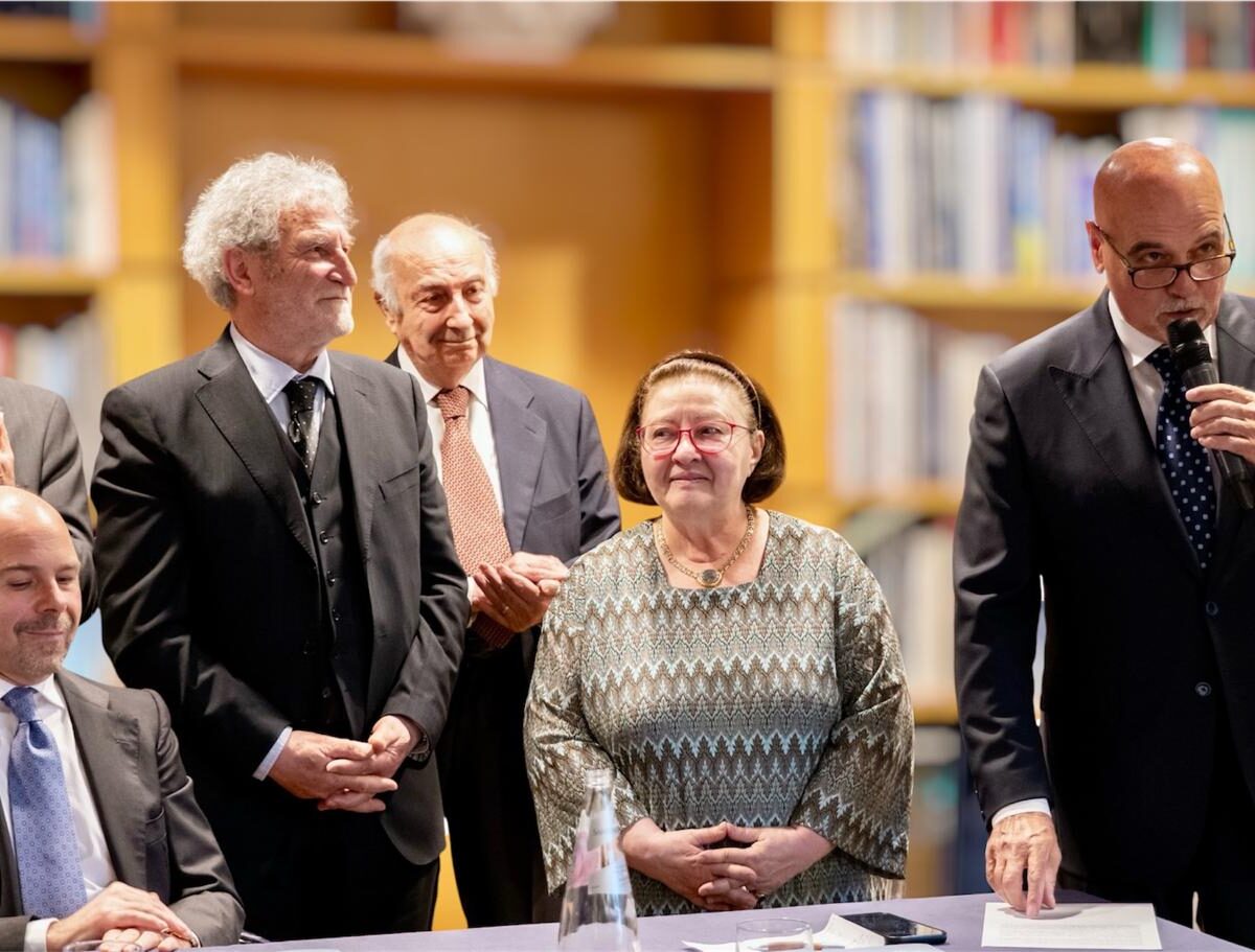 Da sinistra: Alfredo Maria Durante Mangoni, Stefano Baldi, Goffredo Palmerini, Gaetano Cortese, Maria Assunta Accili e Giuseppe Di Franco.