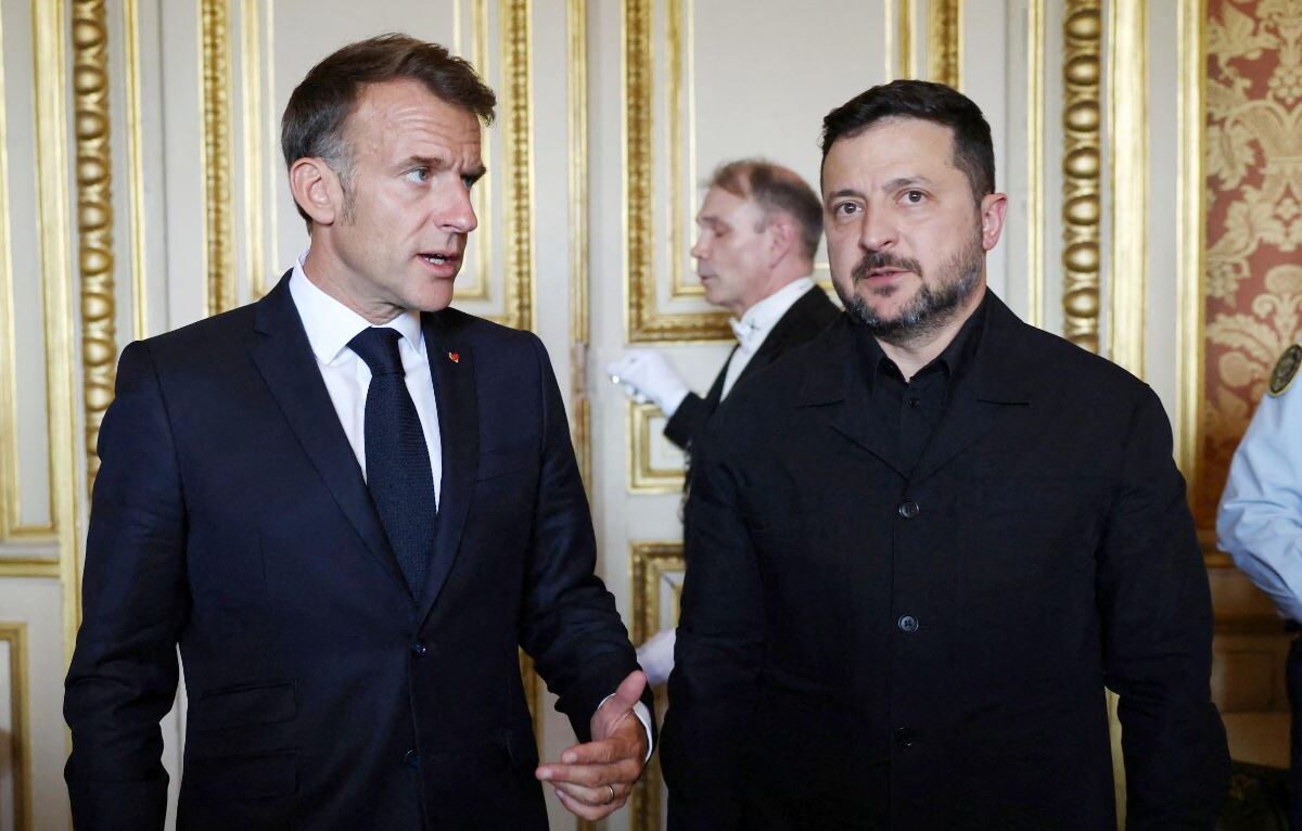 Macron e Zelensky