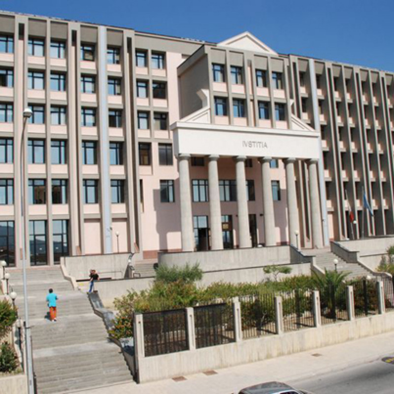 Il palazzo di giustizia di Agrigento